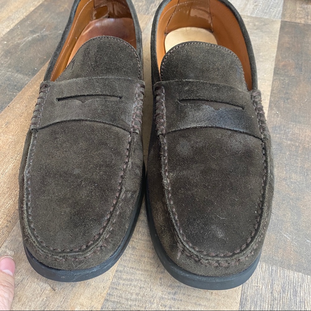 Tod’s Men’s Suede Loafers need TLC